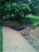 Stormwater treatment swale