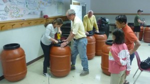 Rain barrel building workshop in South Burlington hosted by the Chittenden County Stream Team