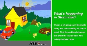 Stormville is an interactive plugin developed by the Regional Stormwater Education Program to educate residents on stormwater best practices for their home.